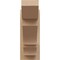 Ekena Millwork 5 1/2-in W x 14-in D x 14-in H Balboa Slat Rough Cedar Woodgrain TimberThane Outlooker, Primed Tan OUTUR055X14X14BOA24RCPR - alternate 6
